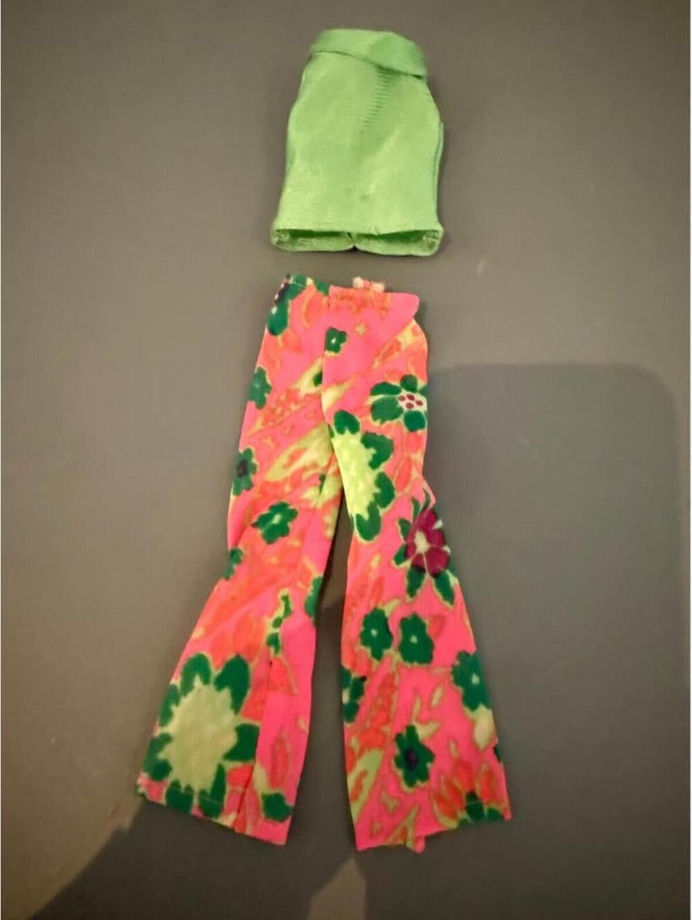 vintage 1971 Barbie clothing “Evening In" pants/top #3406